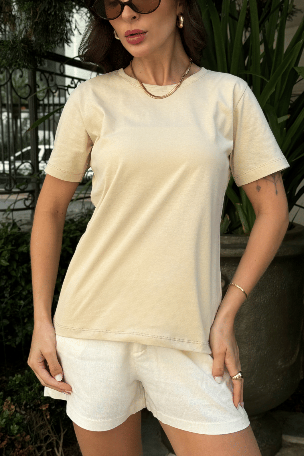 T-SHIRT  _  LISA [ SEM ESTAMPA ]