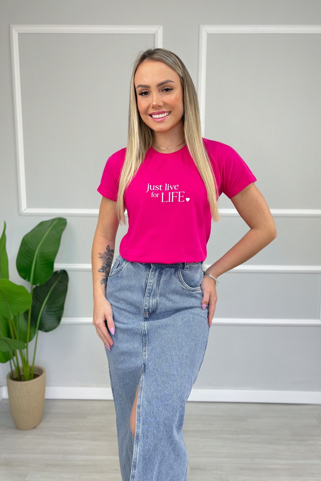 T SHIRT _ JUST LIVE FOR LIFE T SHIRT _ JUST LIVE FOR LIFE