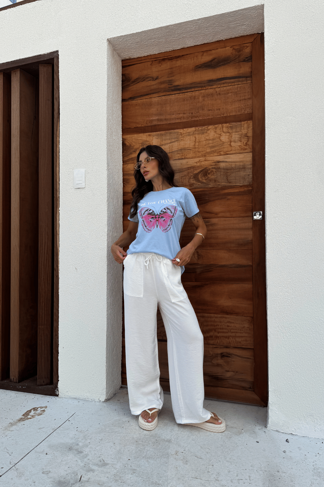 T-SHIRT  _  BE THE CHANGER [BORBOLETA]