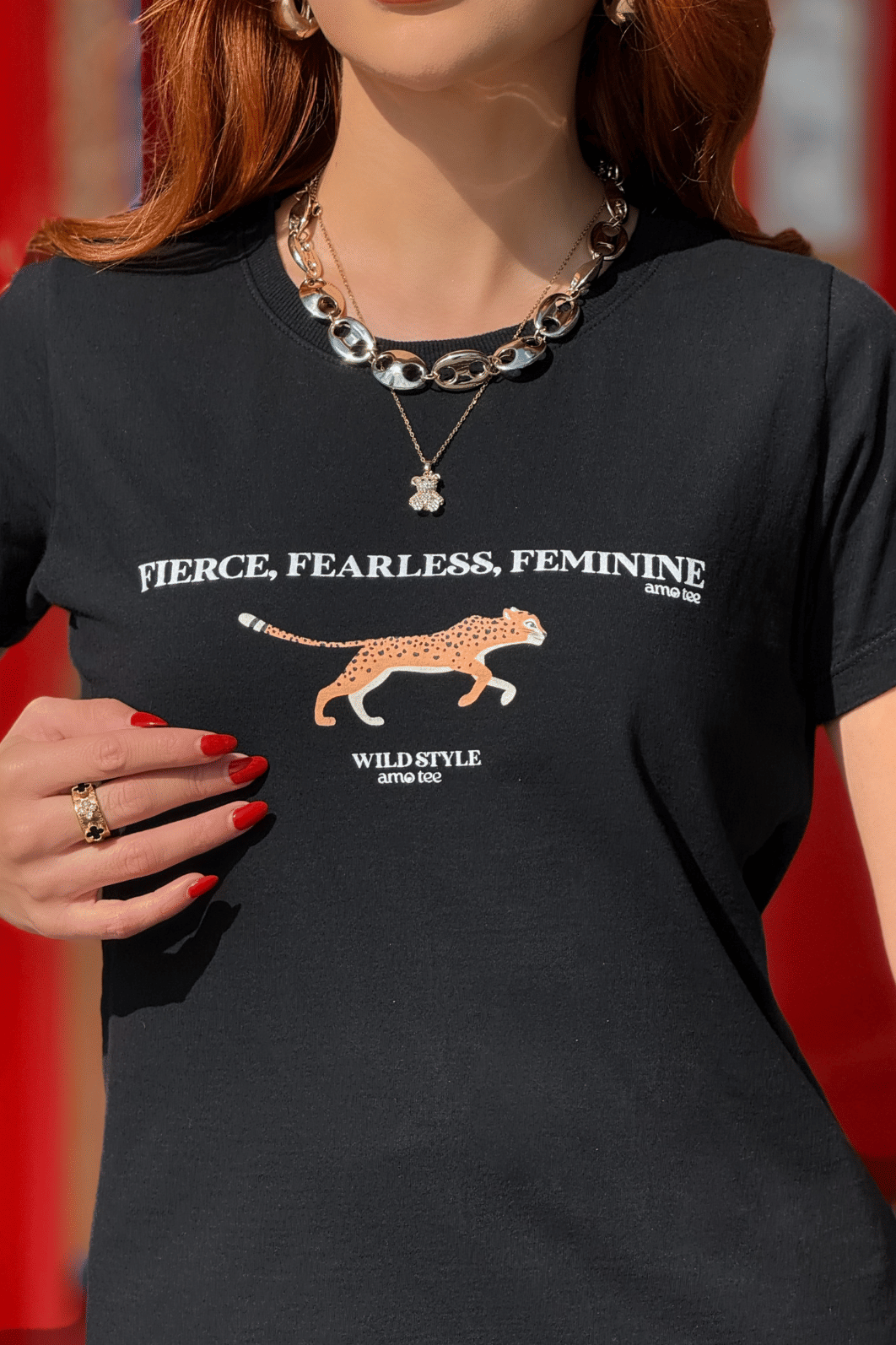 T SHIRT _ FIERCE, FEARLESS, FEMININE T SHIRT _ FIERCE, FEARLESS, FEMININE