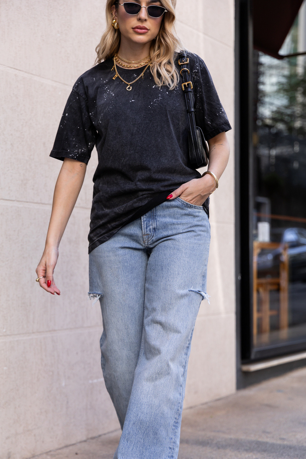 TEE OVERSIZED  _  RESPINGOS  CORROZIVO  _   MARMORIZADA