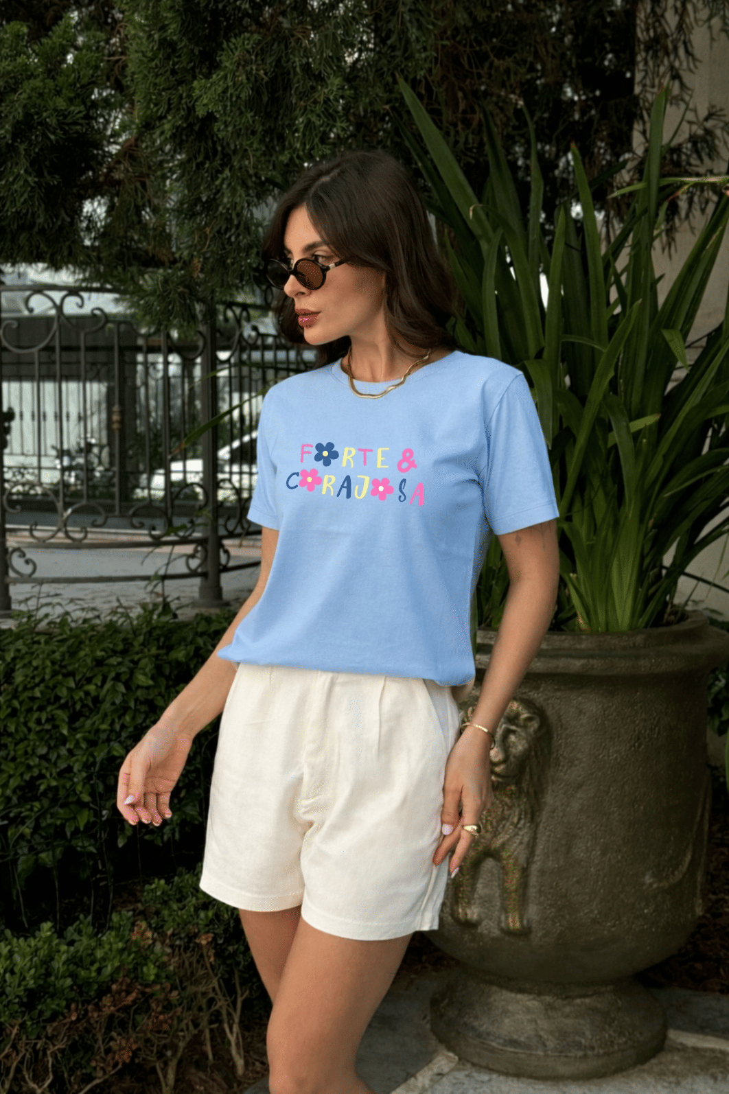 T-SHIRT _ FORTE E CORAJOSA T-SHIRT _ FORTE E CORAJOSA