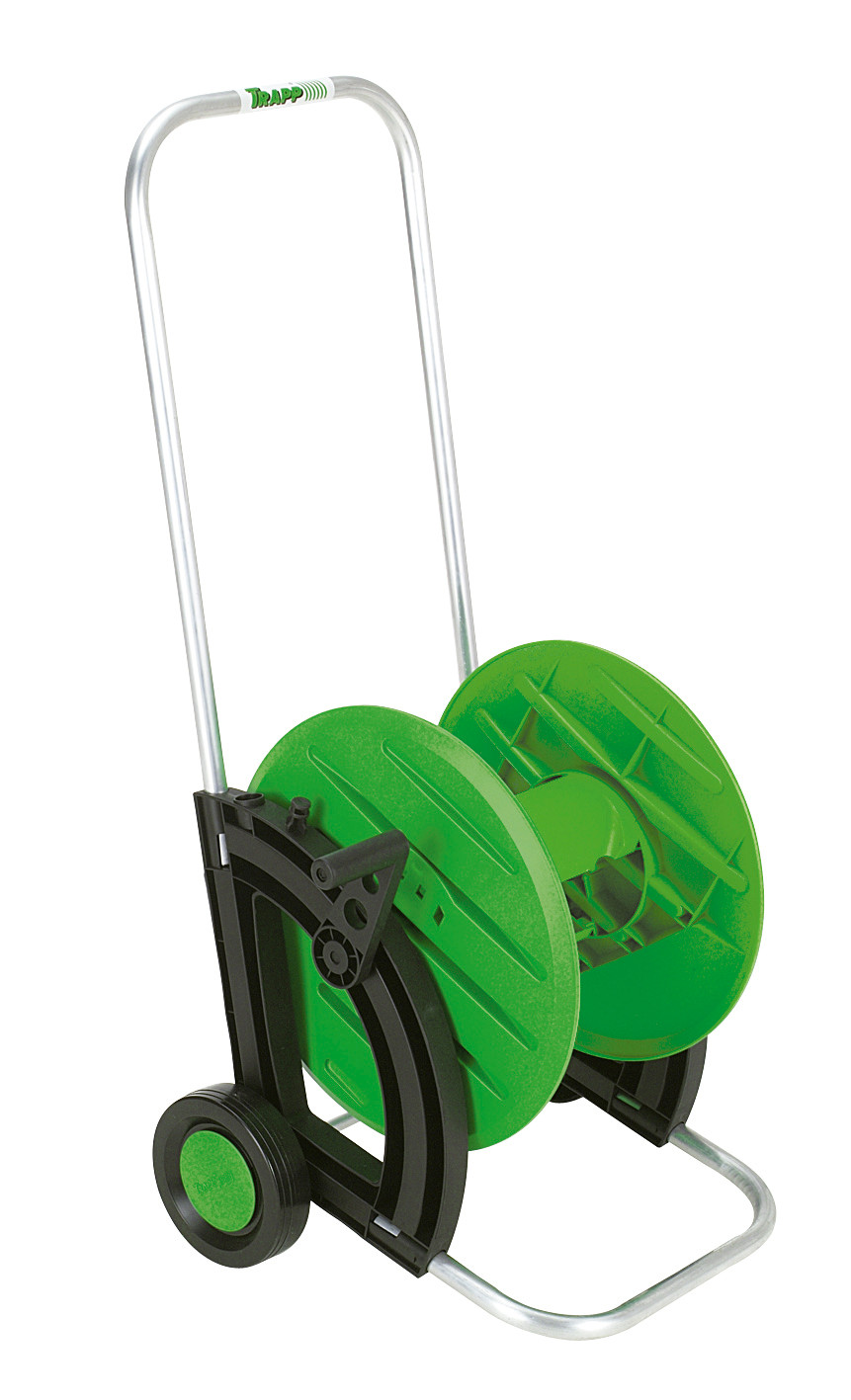 Enrolador mangueiras 50m com carrinho EM -65-Trapp
