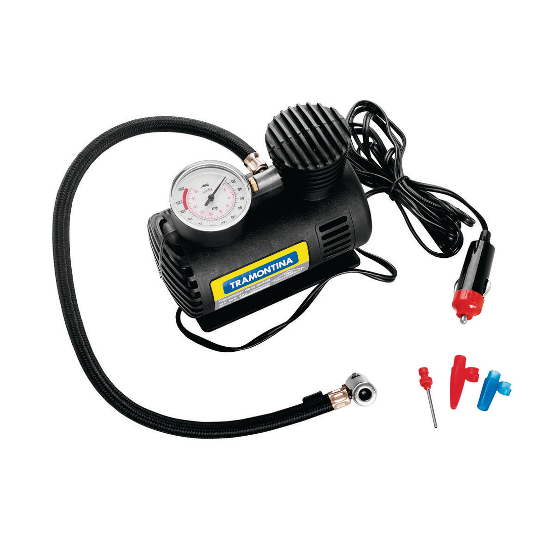 Compressor de Ar Tramontina Portátil 12V 50W para Carros