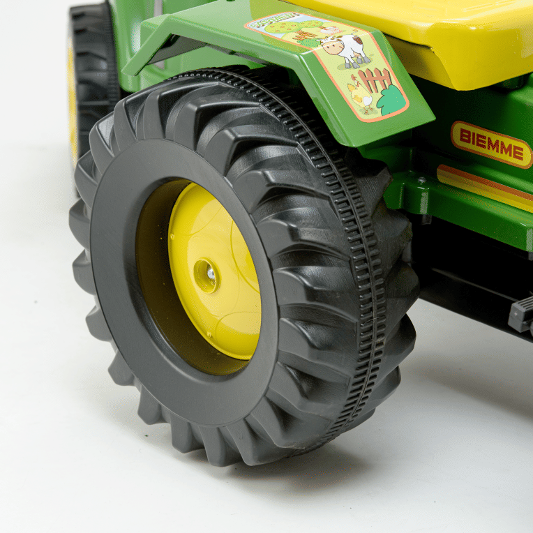 Trator Farmer a pedal verde com Pá