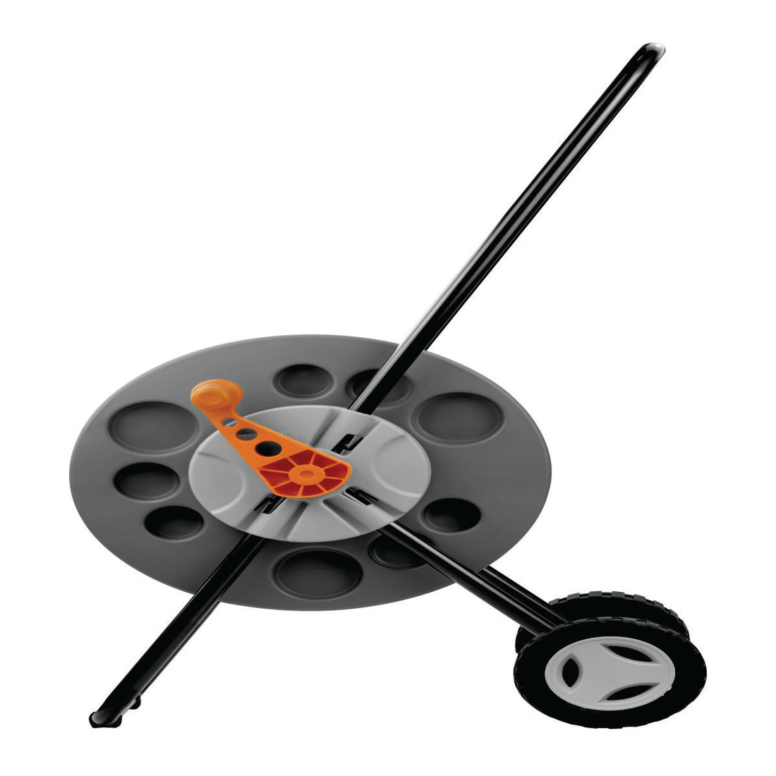 Suporte Enrolador de Mangueira Tramontina com rodinhas