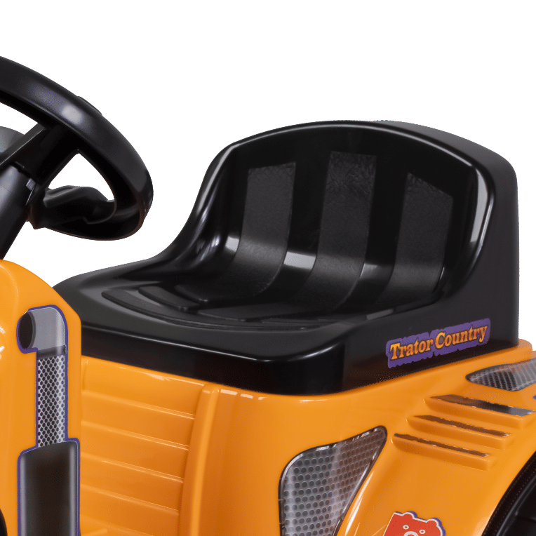 Trator Fazendeiro Amarelo com Pá