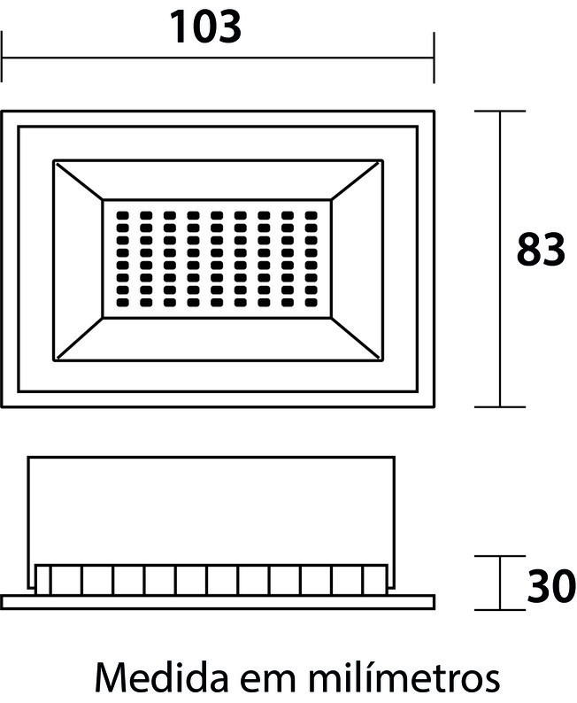 Refletor LED Tech 10W 6.500K - BLUMENAU