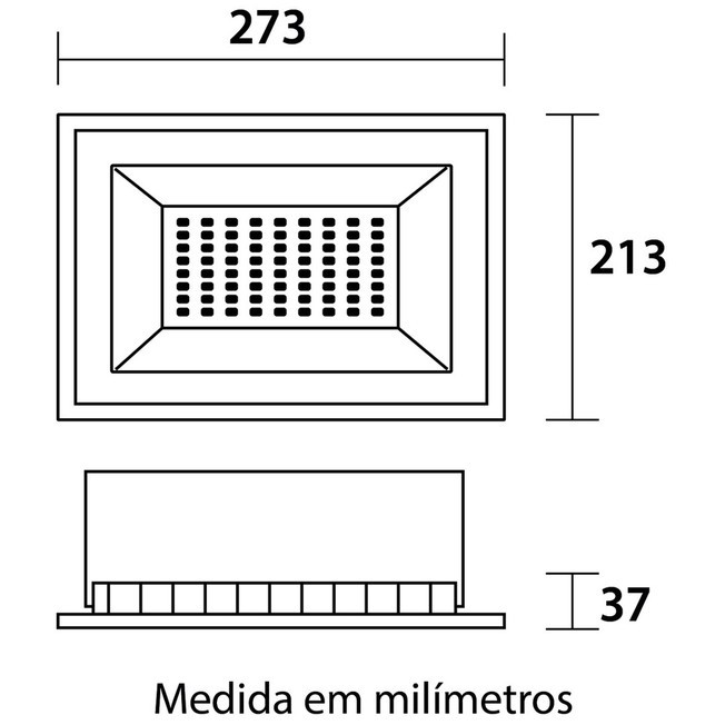 Refletor LED Tech 100W 6.500K - BLUMENAU