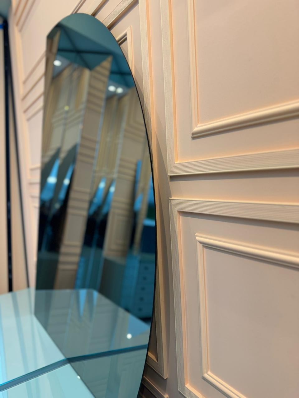 EESPELHO FUMÊ 04MM | ORGÂNICO | 885MM X 1300MM | COM SUPORTE MÃO AMIGA