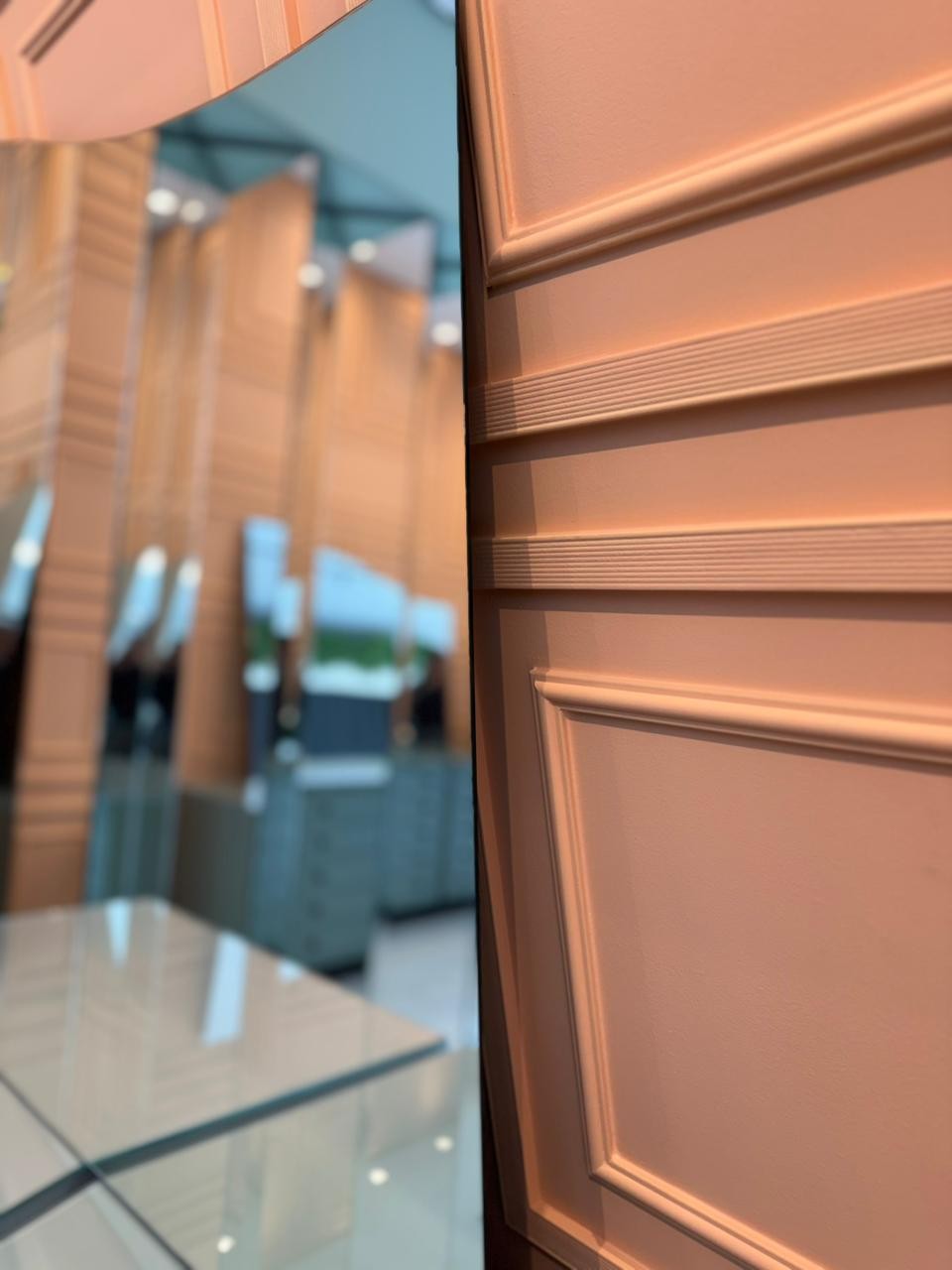 ESPELHO PRATA 04MM - ORGÂNICO - 1000MM X 1040MM - COM SUPORTE MÃO AMIGA