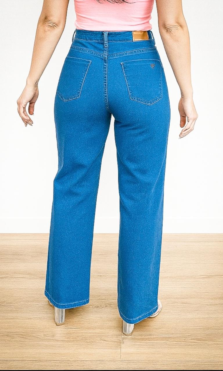 Calça Wide Leg 767 Jeans Feminina Calça Wide Leg 767 Jeans Feminina