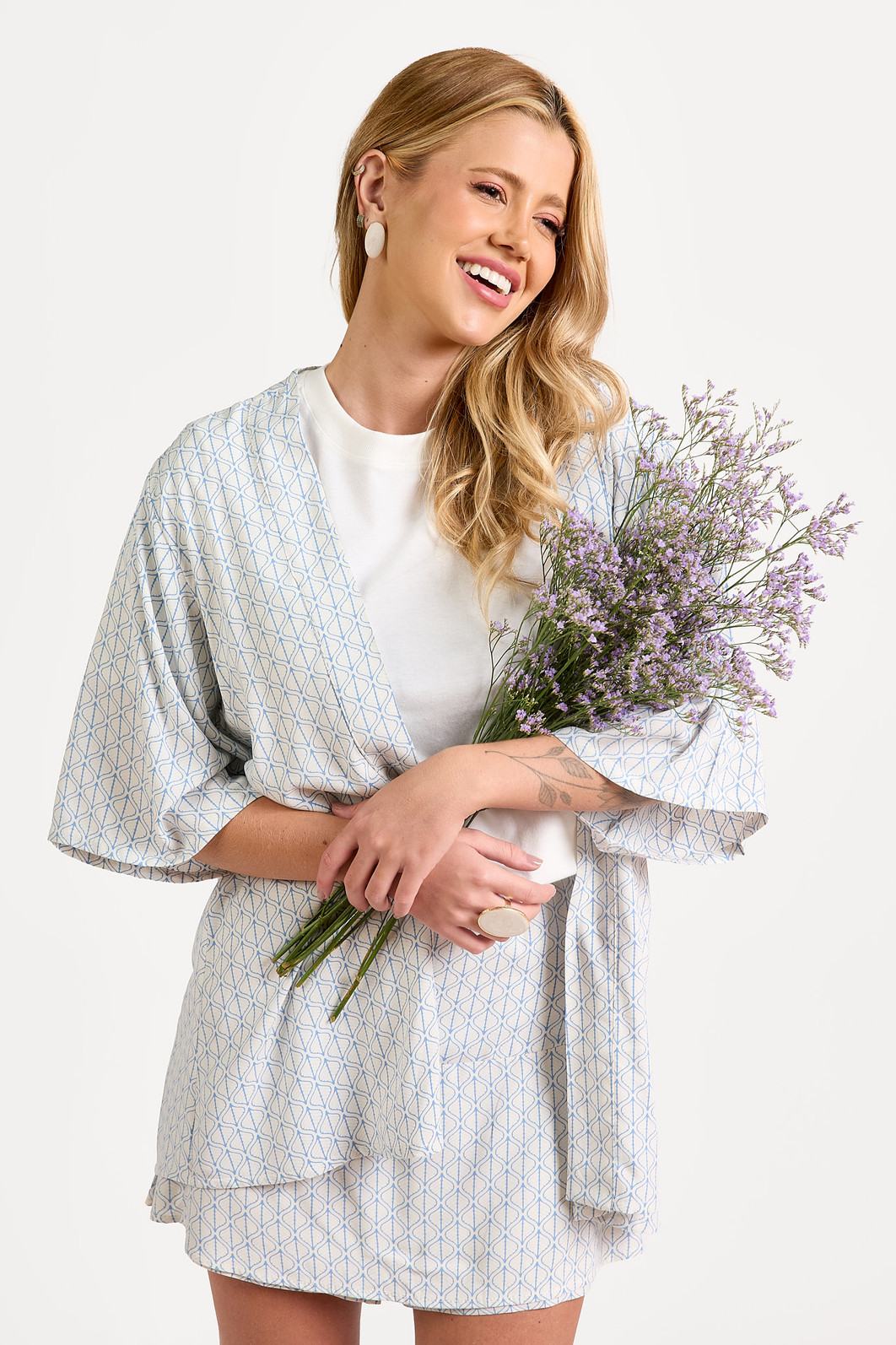 KIMONO AMPLO FOLHAS KIMONO AMPLO FOLHAS