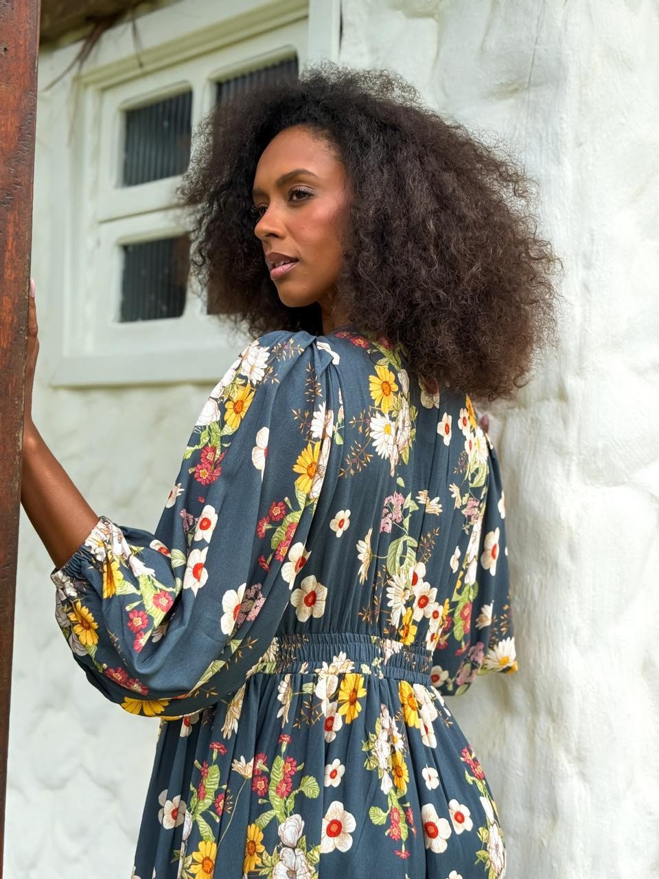 VESTIDO LONGO VISCOSE NOITE FLORIDA