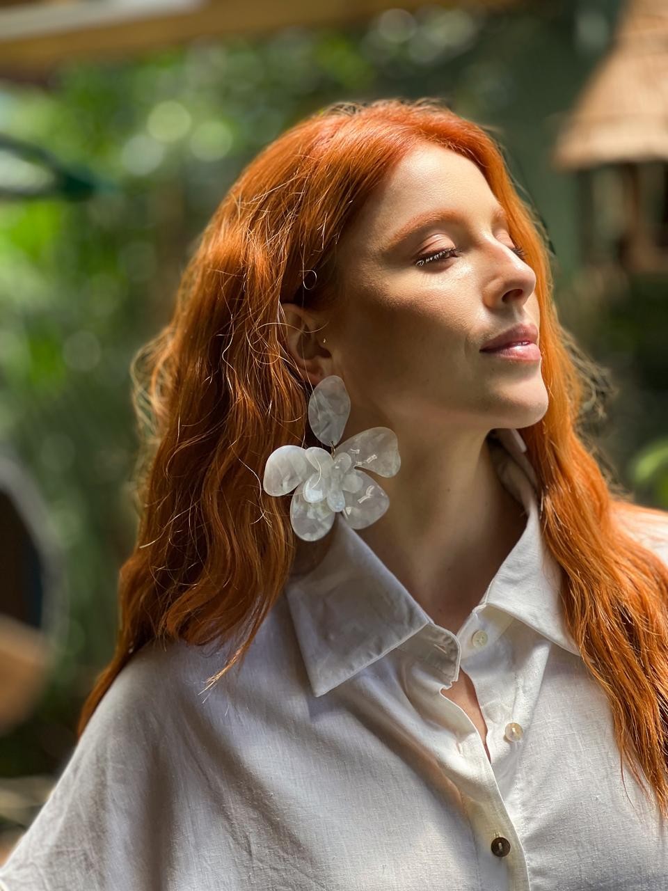 BRINCO FLOR PEROLADA PL BRINCO FLOR PEROLADA PL