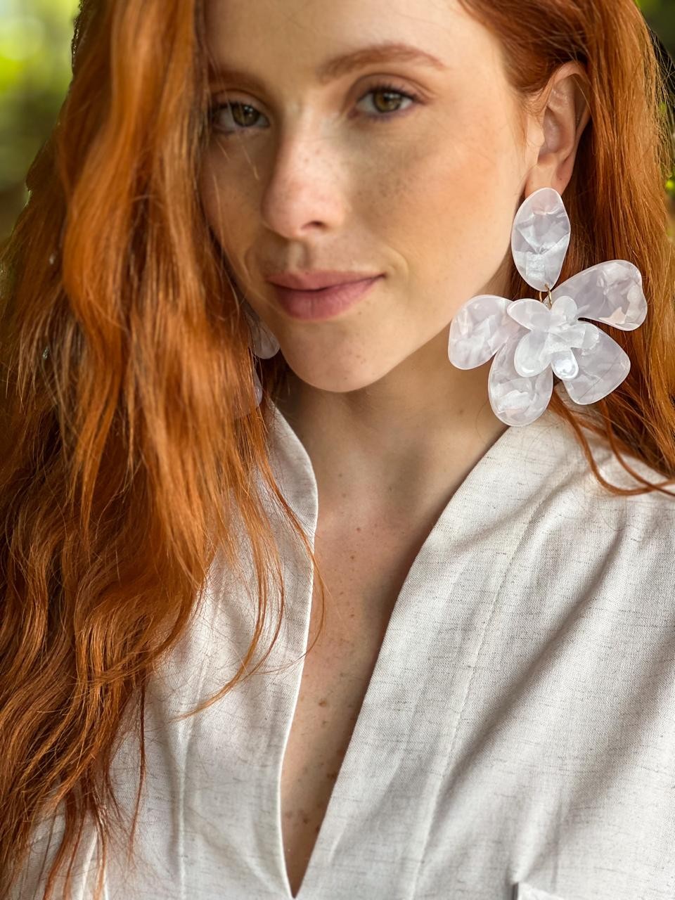 BRINCO FLOR PEROLADA PL BRINCO FLOR PEROLADA PL