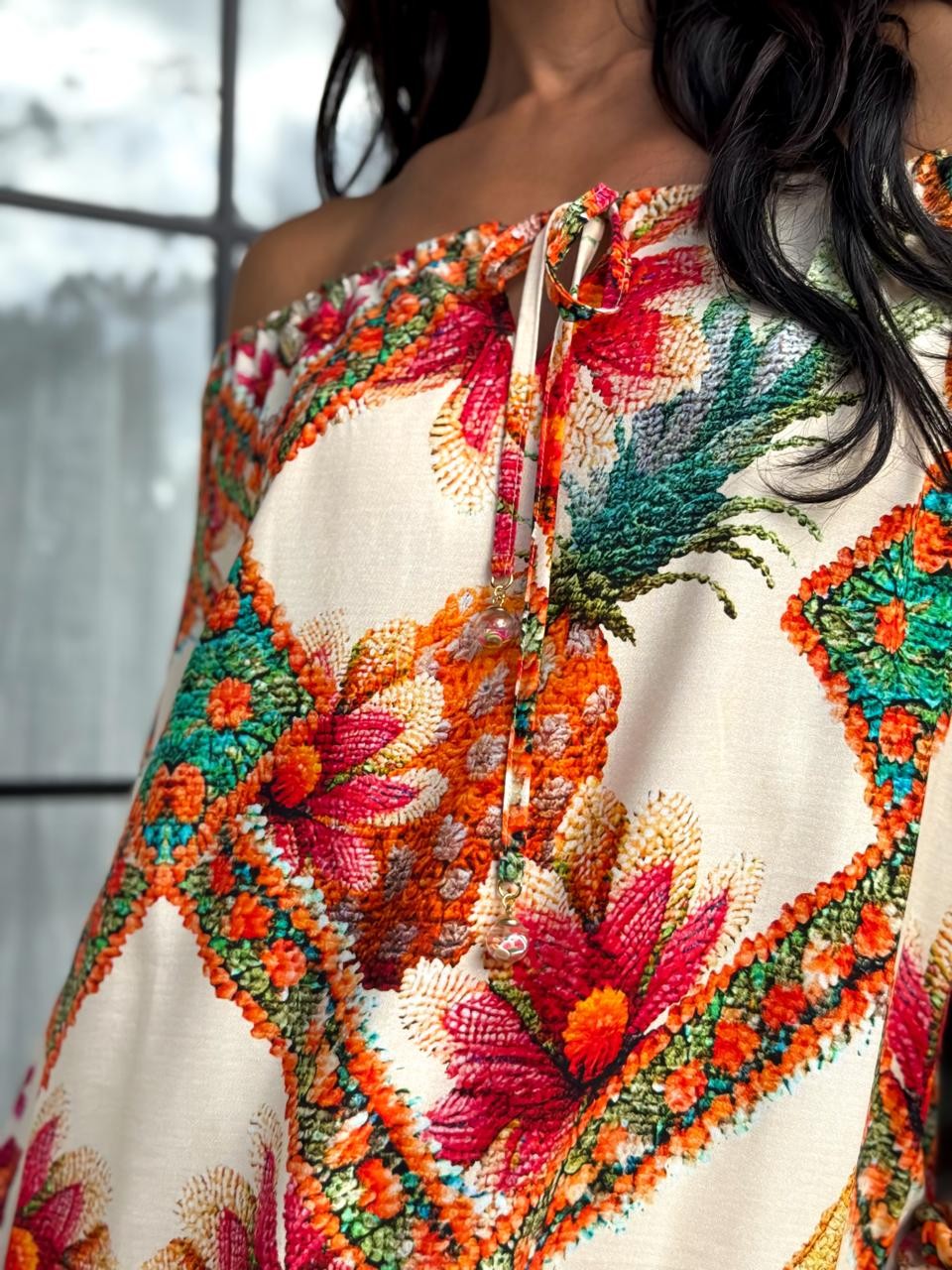 BLUSA VISCOSE FLORA ILUMINADA BLUSA VISCOSE FLORA ILUMINADA