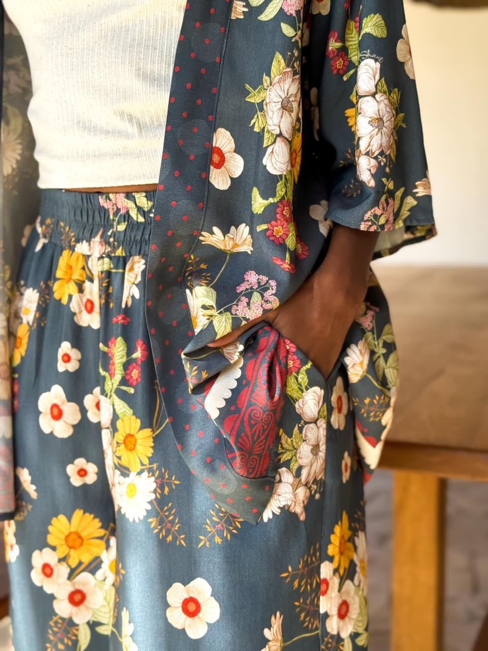 KIMONO VISCOSE NOITE FLORIDA KIMONO VISCOSE NOITE FLORIDA