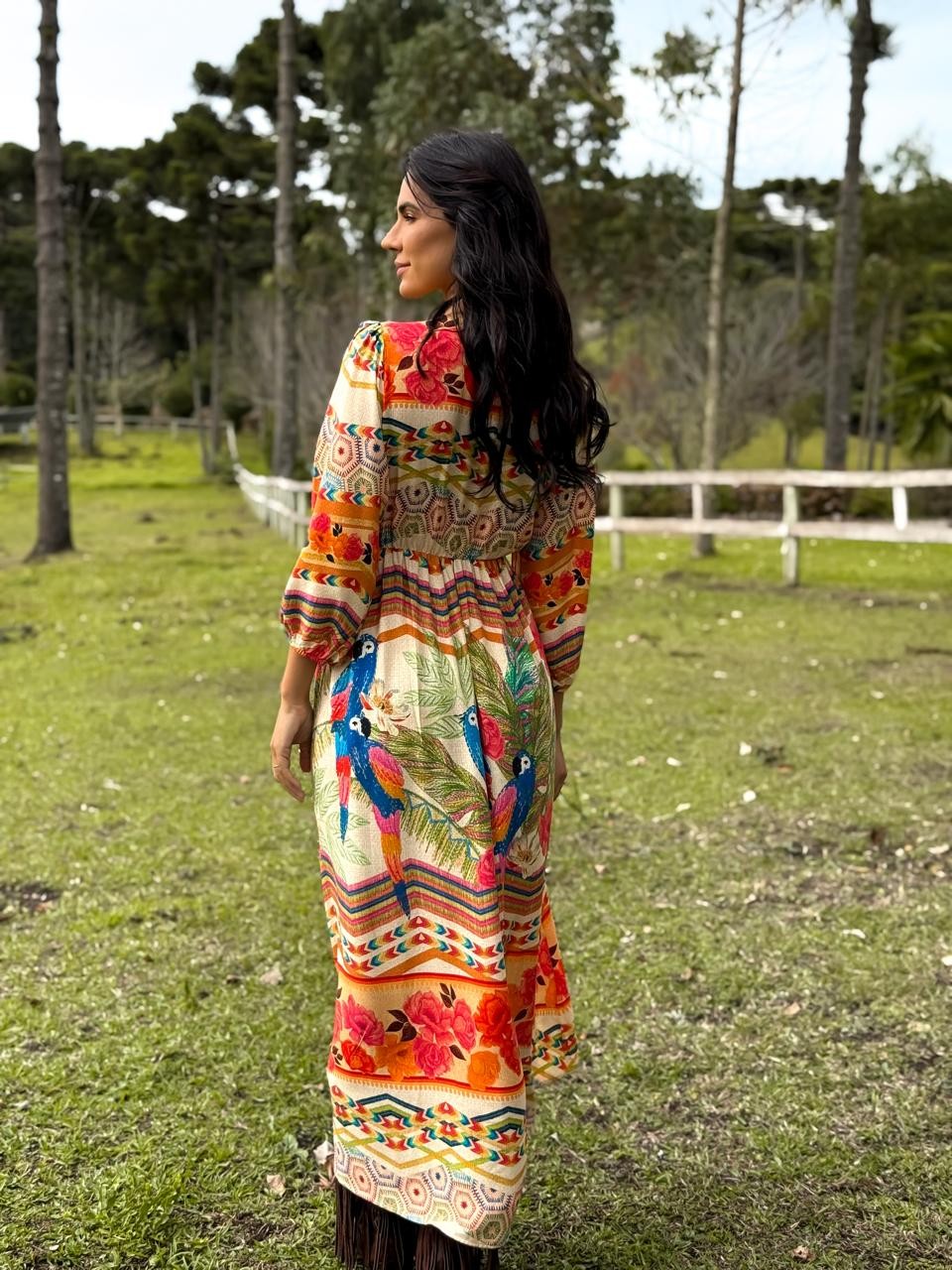 VESTIDO VISCOSE ASAS DO AR VESTIDO VISCOSE ASAS DO AR