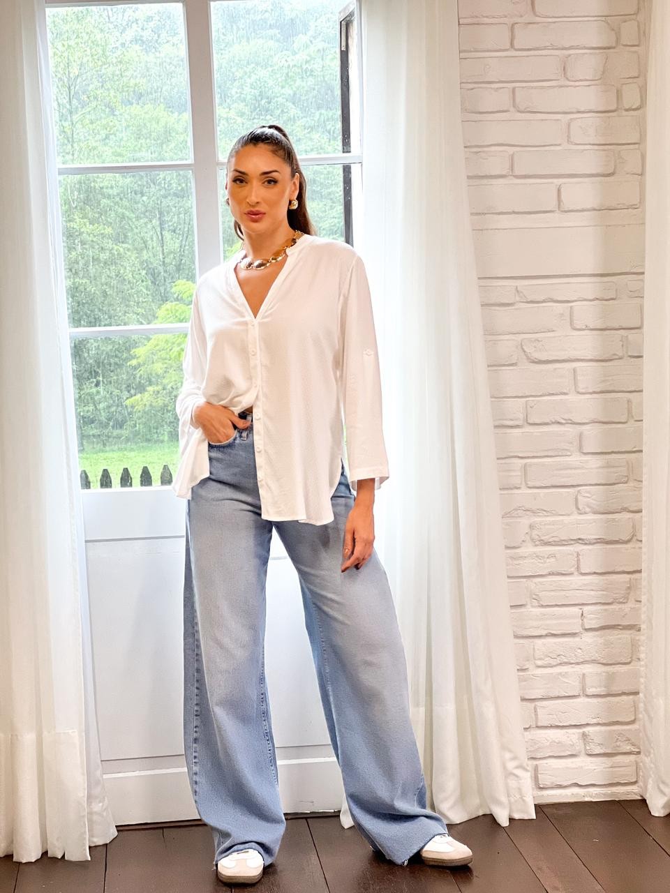 CALCA JEANS WIDE LEG PL CALCA JEANS WIDE LEG PL