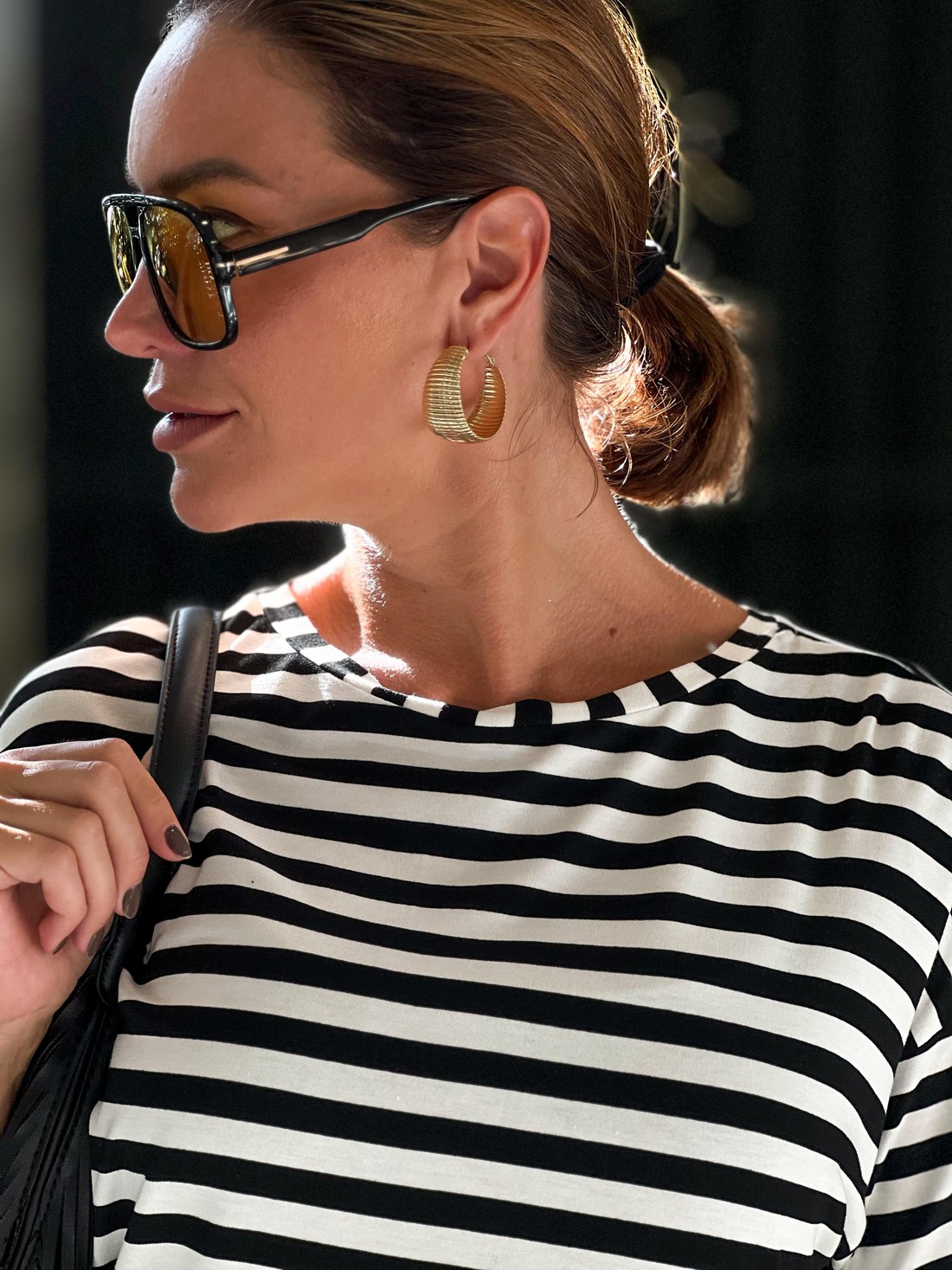 BLUSA AMPLA LISTRAS REPOUSO BLUSA AMPLA LISTRAS REPOUSO