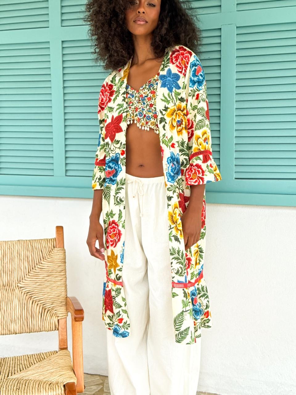 KIMONO VISCOSE TAPEDE DE CORES KIMONO VISCOSE TAPEDE DE CORES