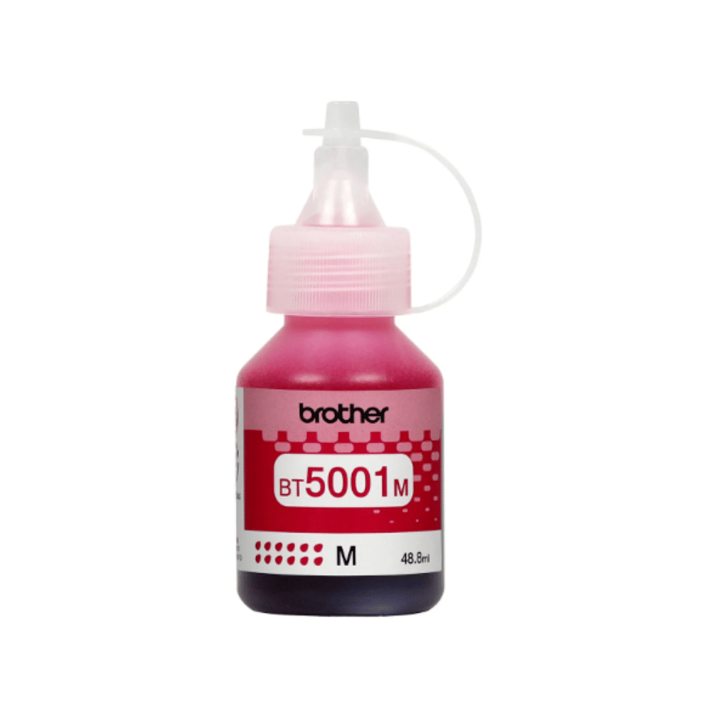 Tinta Brother BT-5001M BT5001M Original Magenta para InkTank DCP-T310 DCP-T510W DCP-T710W MFC-T925DW Refil 48,8ml