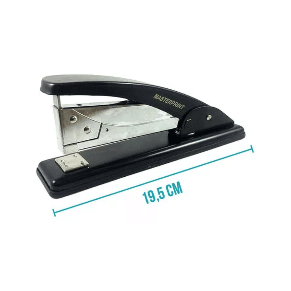 Grampeador Grande de Metal 19,5cm Grampos 26/6 Grampeador Grande de Metal 19,5cm Grampos 26/6
