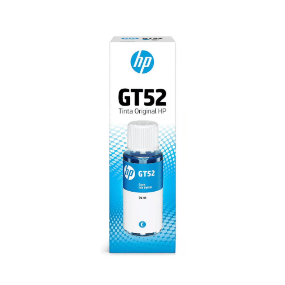 Tinta HP GT52 GT 52C M0H54AL Original Ciano para HP Deskjet GT 5822 416 116 Smart Tank 517 532 617 Garrafa de 70ml Tinta HP GT52 GT 52C M0H54AL Original Ciano para HP Deskjet GT 5822 416 116 Smart Tank 517 532 617 Garrafa de 70ml