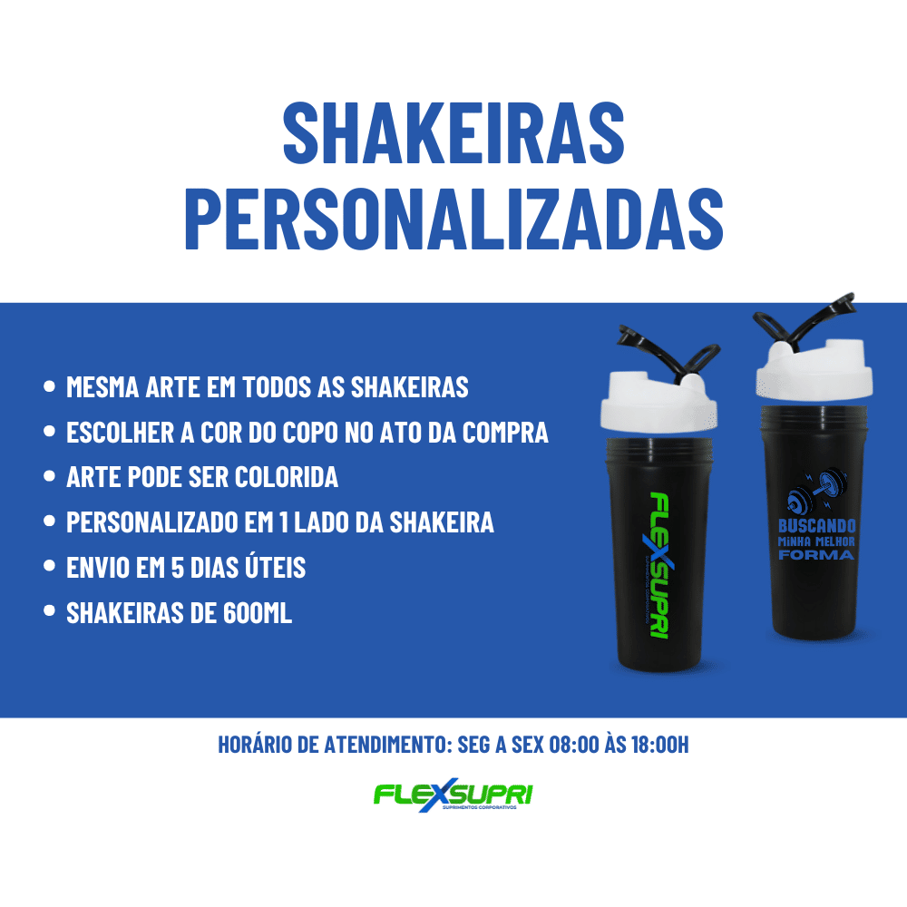 Shakeira 600ml - Personalizado Cor Shakeira 600ml - Personalizado Cor
