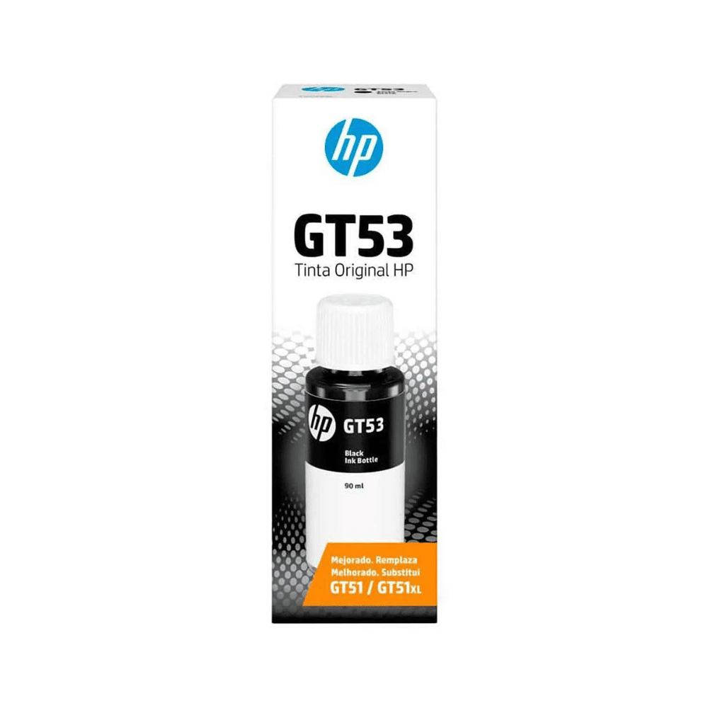 Tinta HP GT53 GT 53BK 1VV22AL Original Preto para HP Deskjet GT5822 416 116 Smart Tank 517 532 617 Garrafa de 90ml