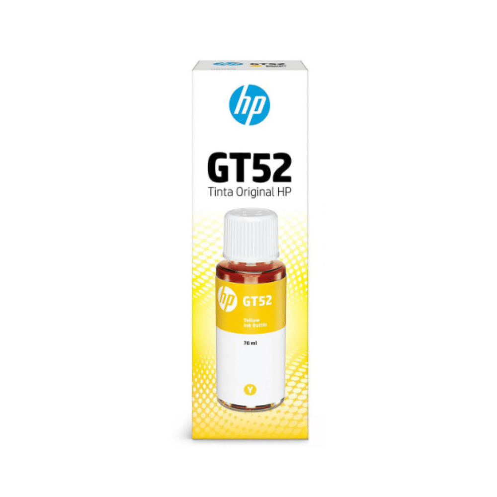 Tinta HP GT52 GT 52Y M0H56AL Original Amarela para HP Deskjet GT 5822 416 116 Smart Tank 517 532 617 Garrafa de 70ml Tinta HP GT52 GT 52Y M0H56AL Original Amarela para HP Deskjet GT 5822 416 116 Smart Tank 517 532 617 Garrafa de 70ml