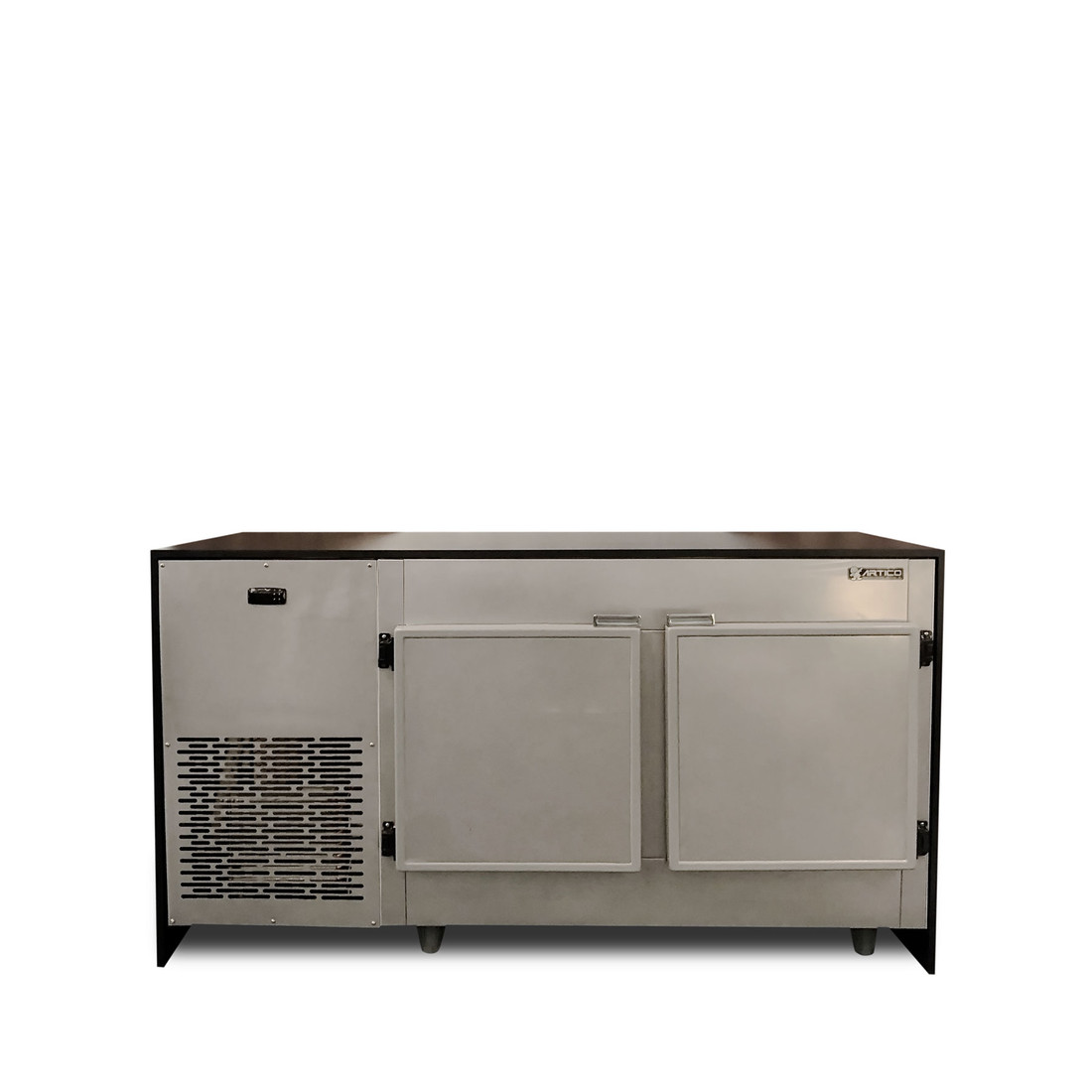 Balcão refrigerado Metalic Balcão refrigerado Metalic duas portas visão frontal sem fundo