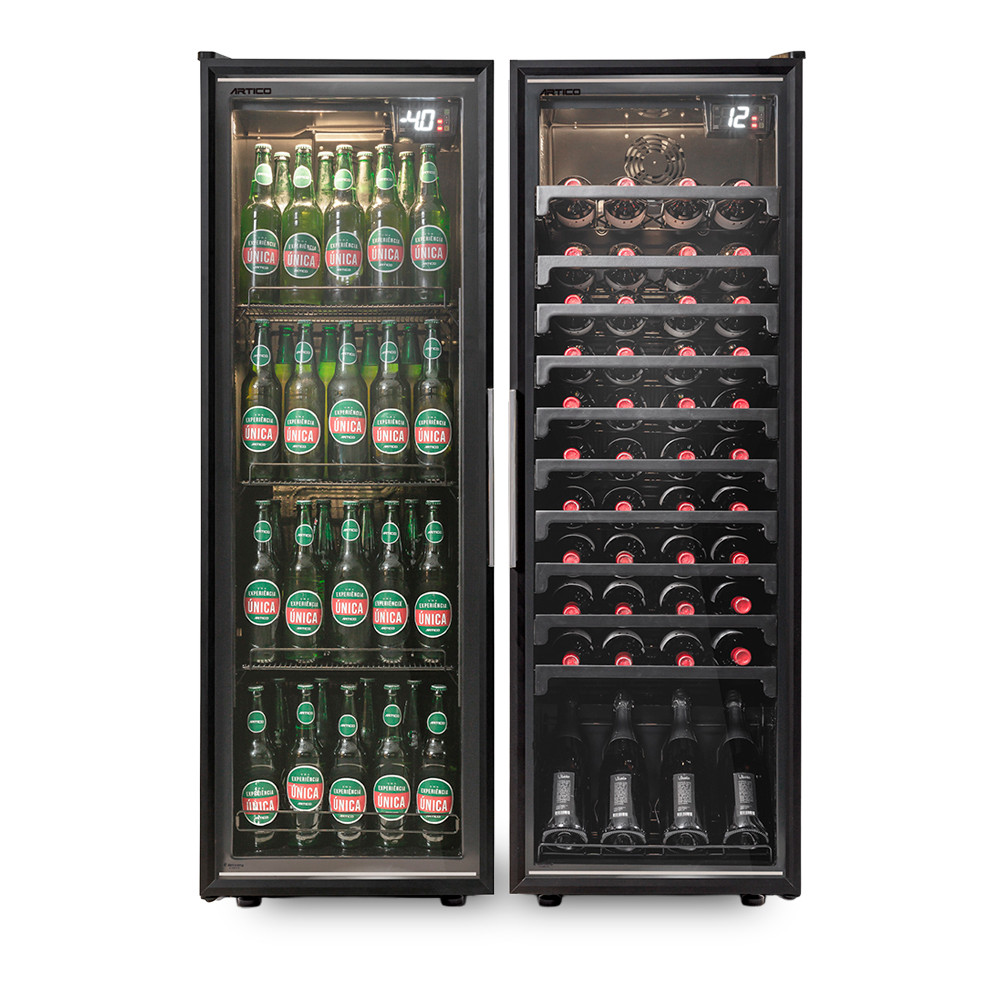 Adega e cervejeira Artico Conjunto de cervejeira e adega Artico