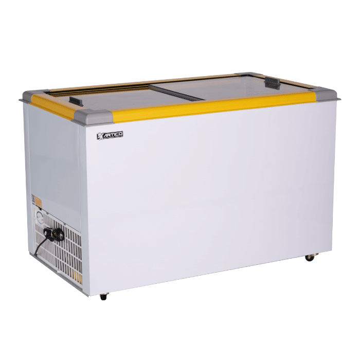 CONGELADOR EXPOSITOR 380 LITROS ECO 350 AMARELO CONGELADOR EXPOSITOR 380 LITROS ECO 350 AMARELO