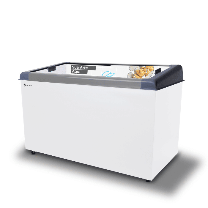 CONGELADOR EXPOSITOR 460 LITROS NEW SLIM 450 BIVOLT CINZA