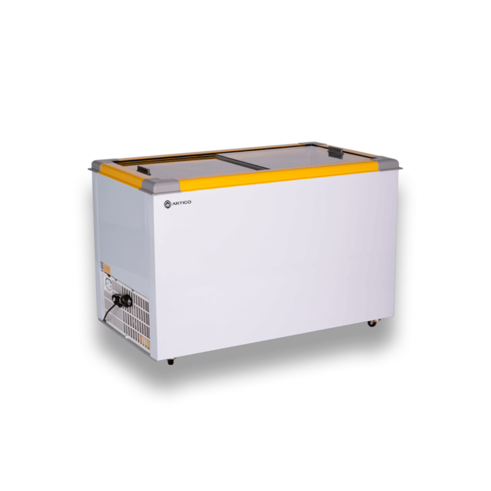 CONGELADOR EXPOSITOR 380 LITROS ECO 350 AMARELO CONGELADOR EXPOSITOR 380 LITROS ECO 350 AMARELO