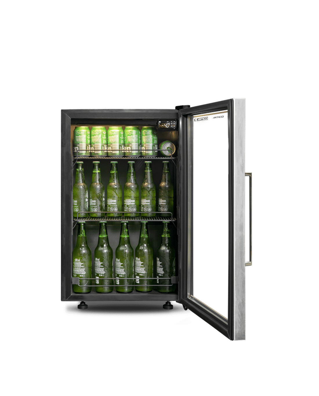 Cervejeira CVA100 Cervejeira CVA100 visão frontal com porta aberta