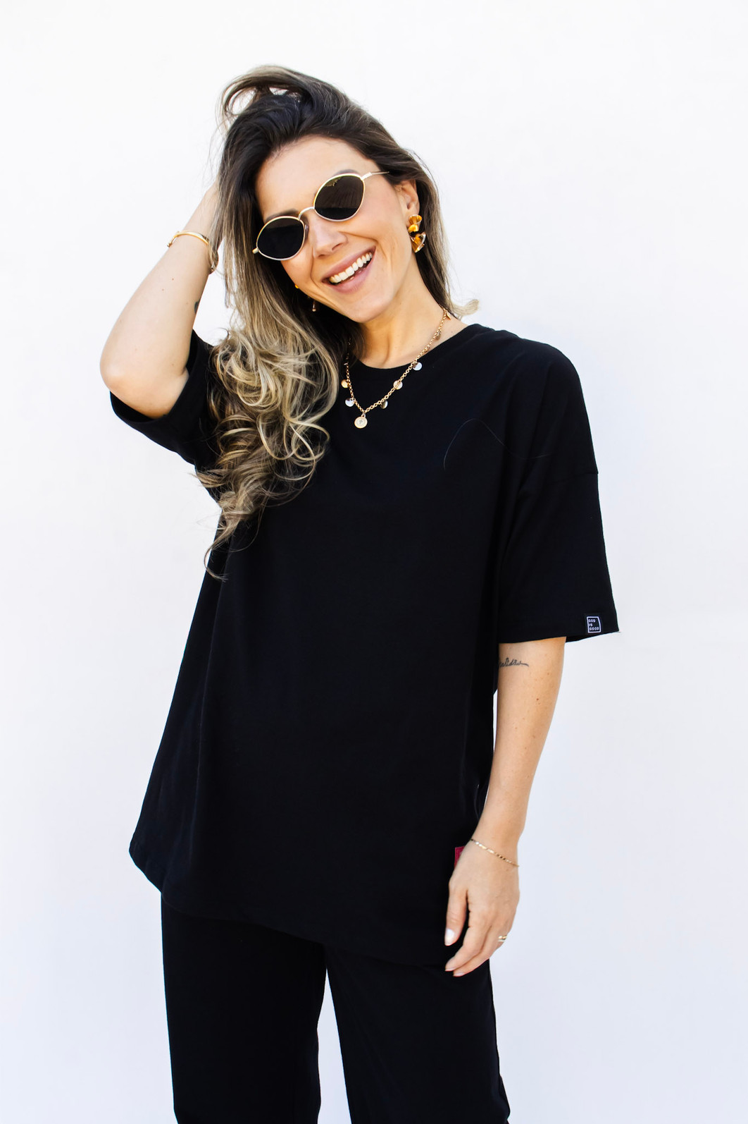 T-SHIRT MAXI OVERSIZED JESUS SALVOU A MINHA VIDA