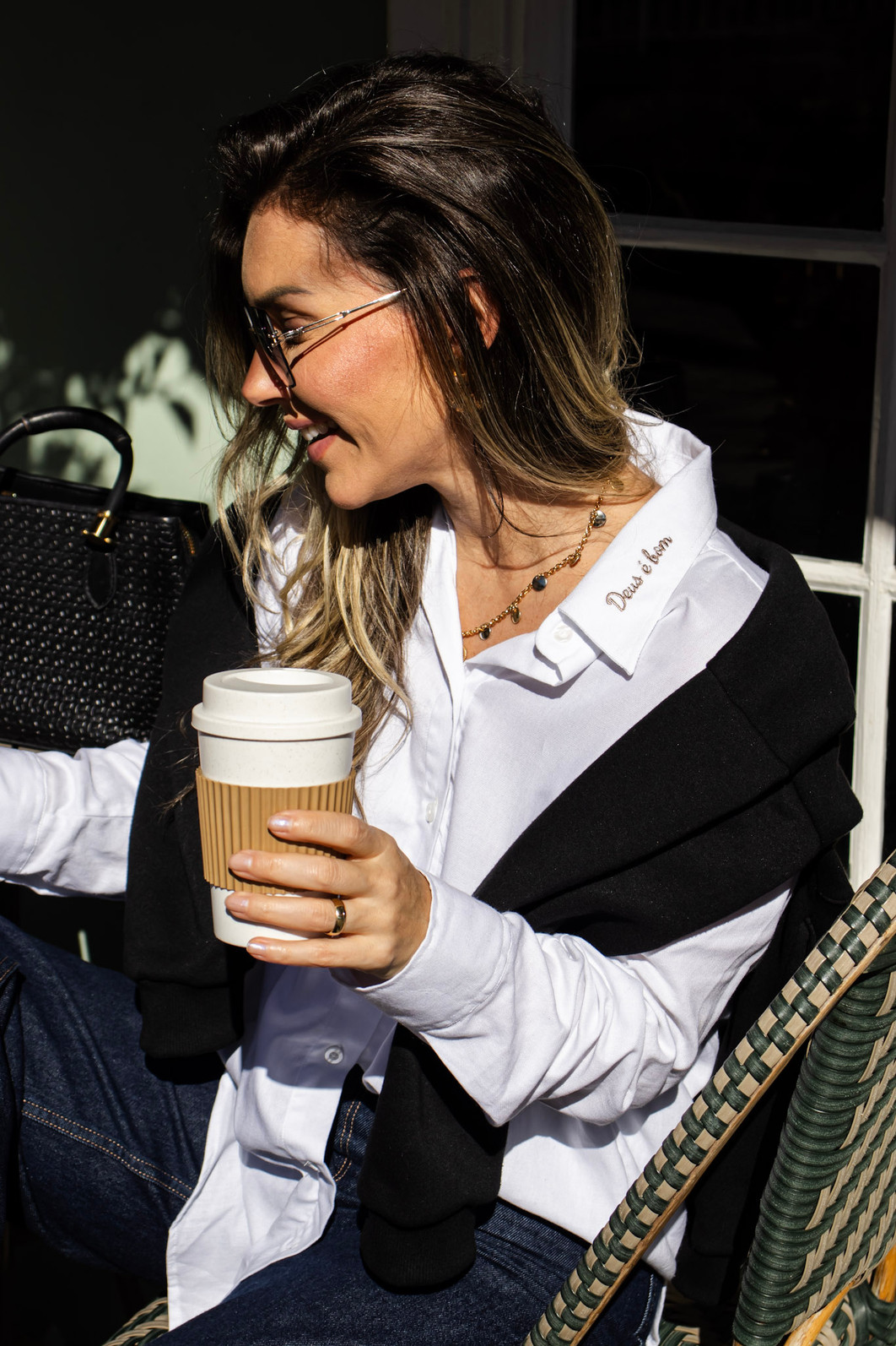 CAMISA OVERSIZED BRANCA FUNDAMENTO CAMISA OVERSIZED BRANCA FUNDAMENTO