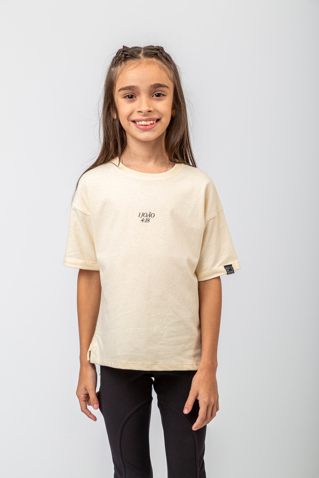 CAMISETA INFANTIL PERFEITO AMOR OFF WHITE CAMISETA INFANTIL PERFEITO AMOR OFF WHITE