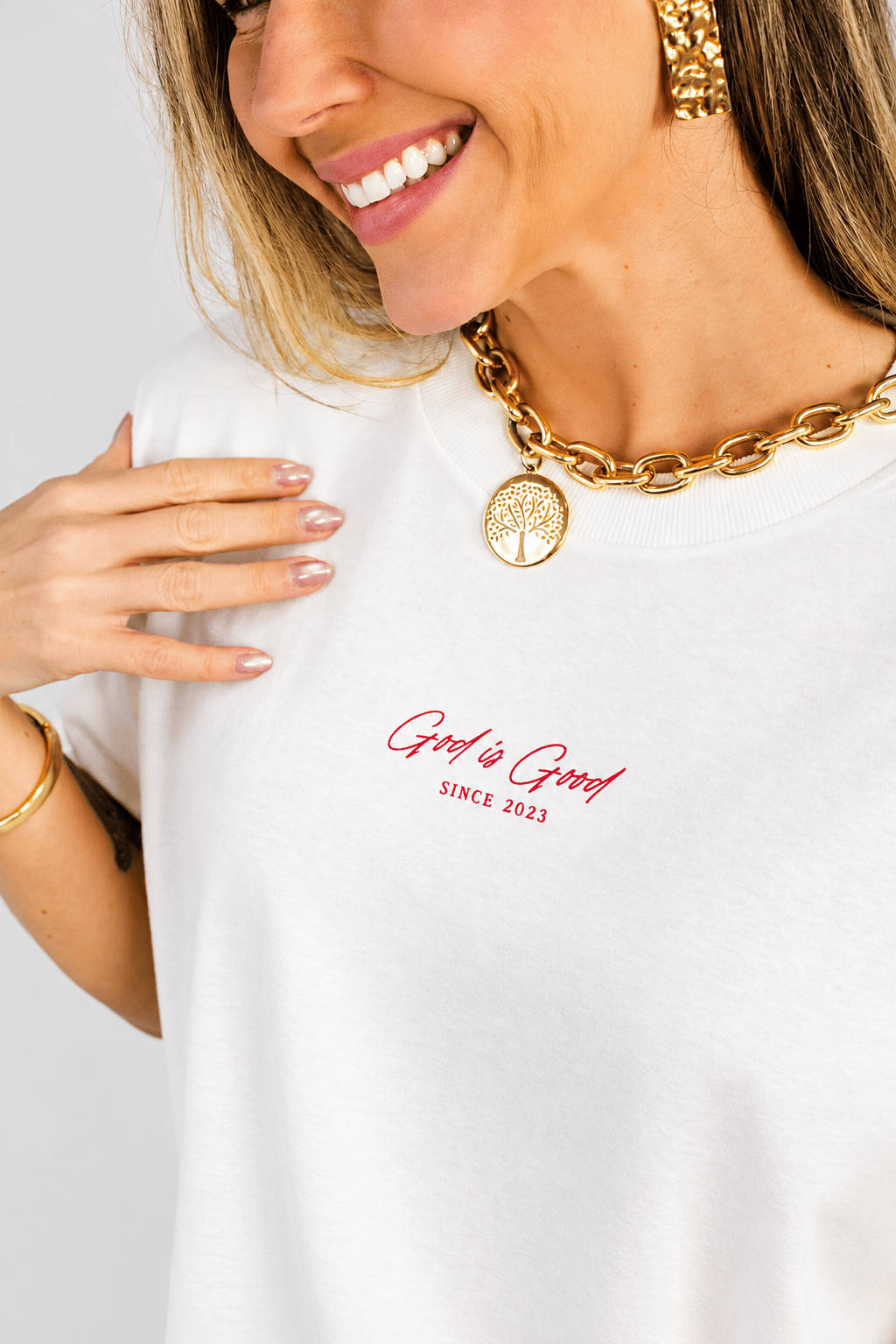 T-SHIRT OVERSIZED THE BLOOD BRANCA T-SHIRT OVERSIZED THE BLOOD BRANCA