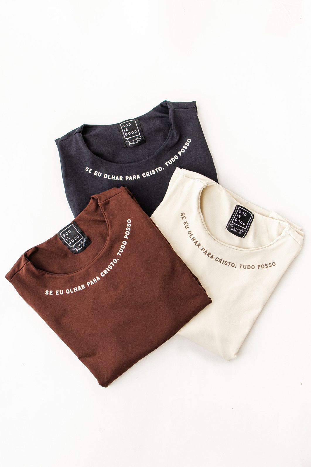 KIT 3 REGATAS POLIAMIDAS TECH - PRETO, OFF WHITE, MARROM KIT 3 REGATAS POLIAMIDAS TECH - PRETO, OFF WHITE, MARROM