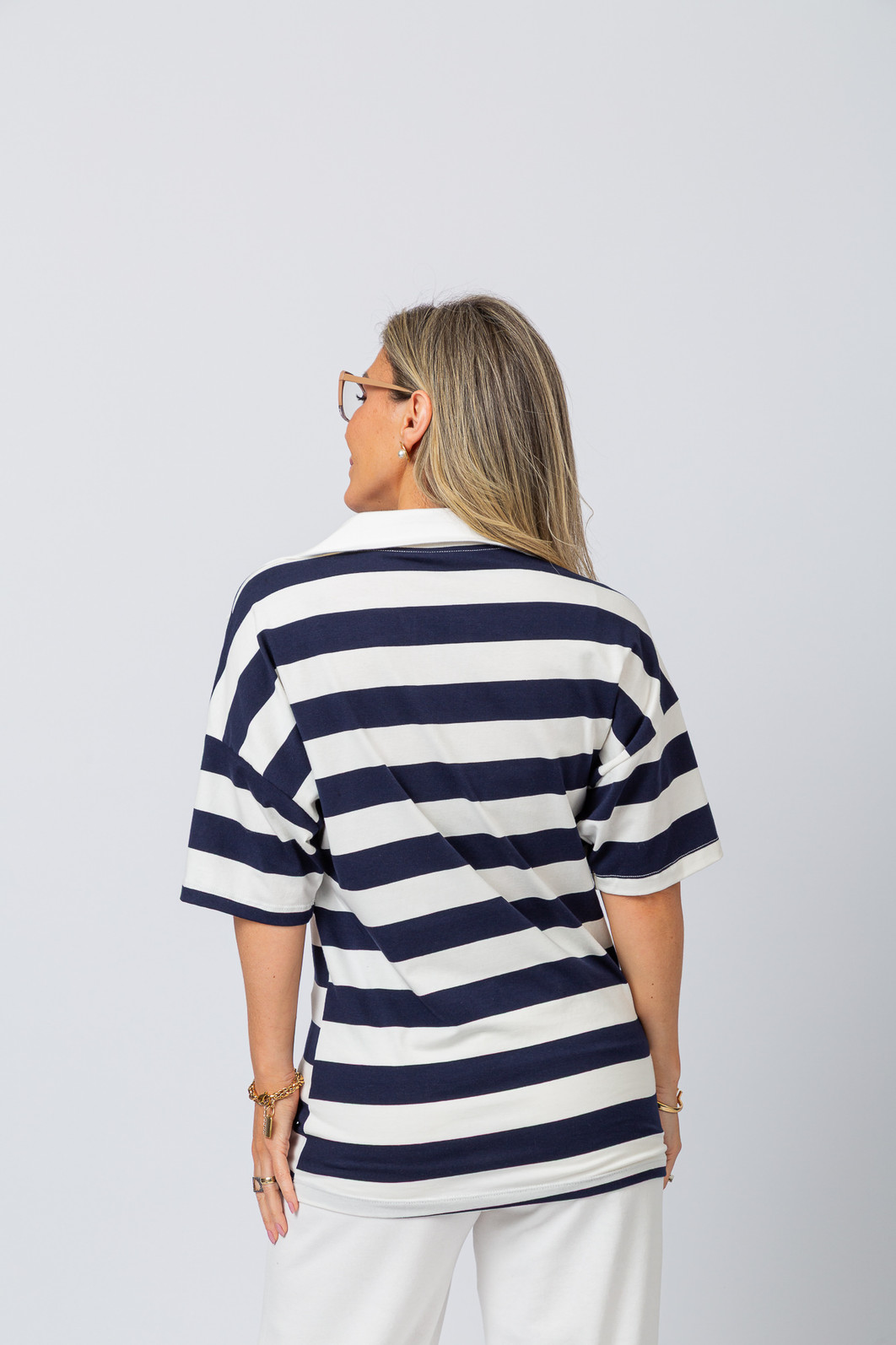 BLUSA POLO LISTRADA GOD IS GOOD BLUSA POLO LISTRADA GOD IS GOOD
