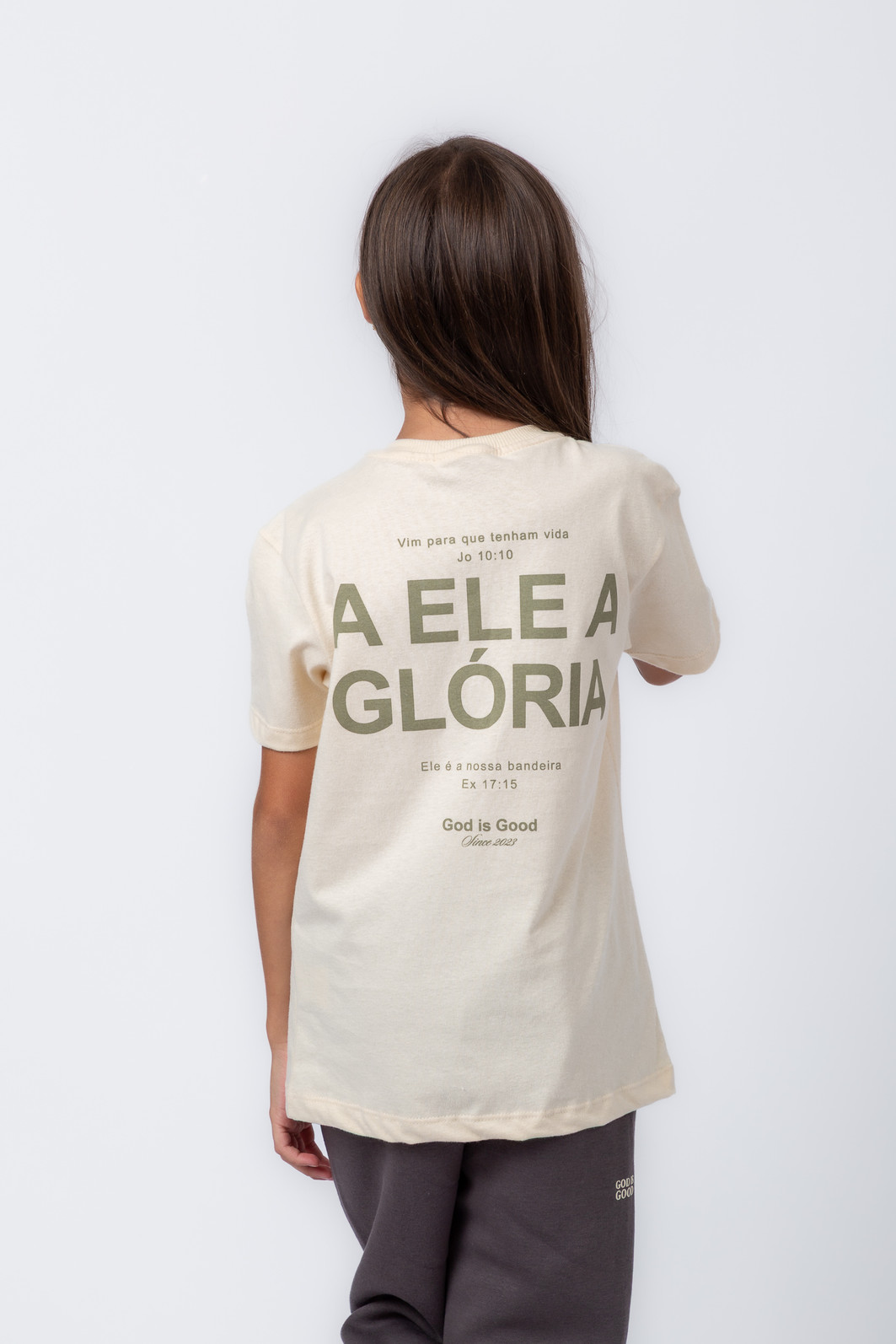 CAMISETA INFANTIL A ELE A GLORIA OFF CAMISETA INFANTIL A ELE A GLORIA OFF