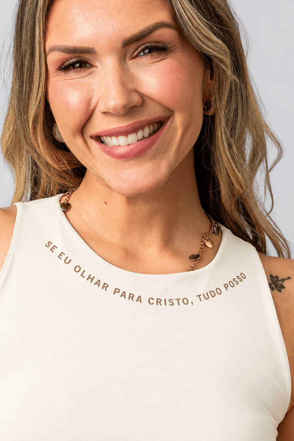 REGATA POLIAMIDA OLHAR PRA CRISTO OFF REGATA POLIAMIDA OLHAR PRA CRISTO OFF
