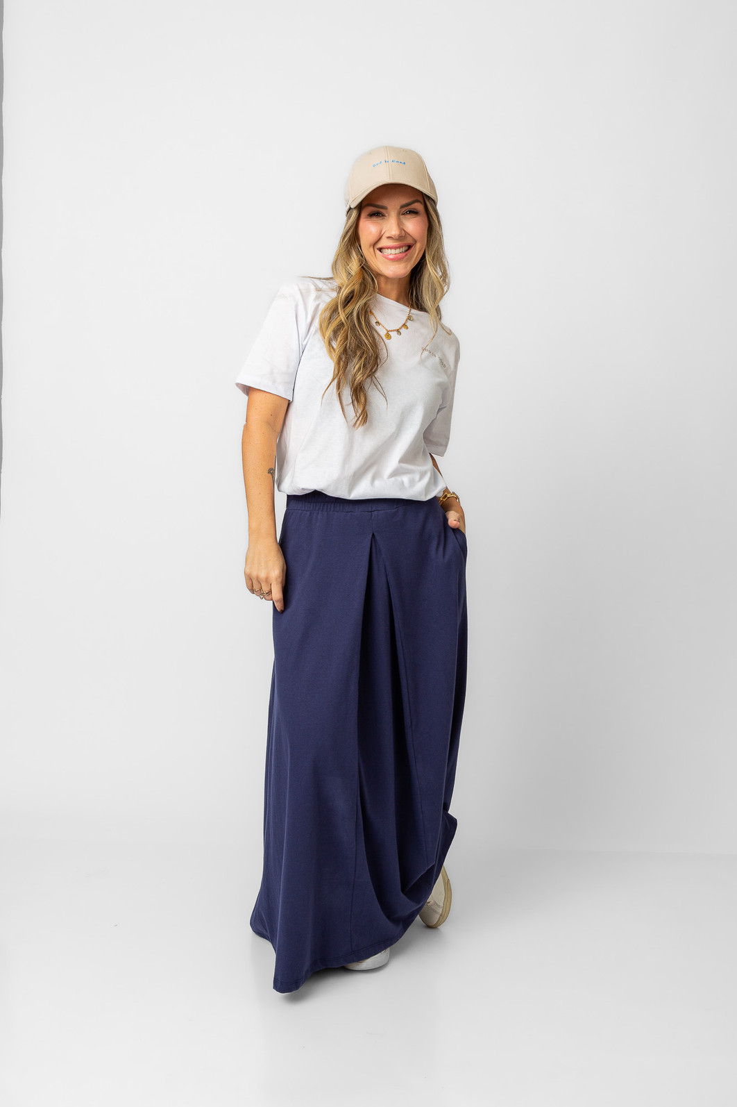 T-SHIRT OVERSIZED ALL THE TIME BRANCA T-SHIRT OVERSIZED ALL THE TIME BRANCA