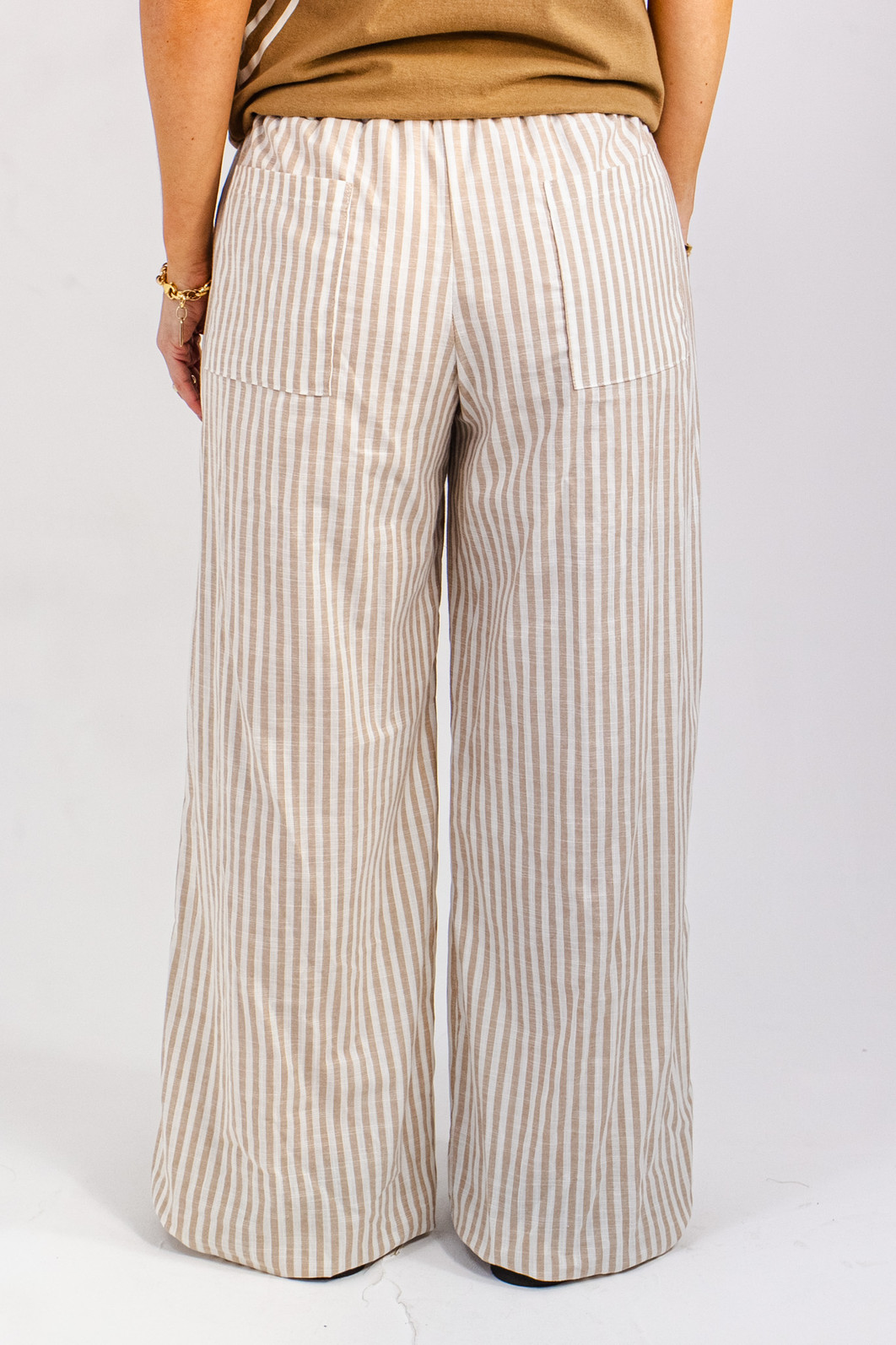 CALÇA WIDE LEG LISTRADA CALÇA WIDE LEG LISTRADA