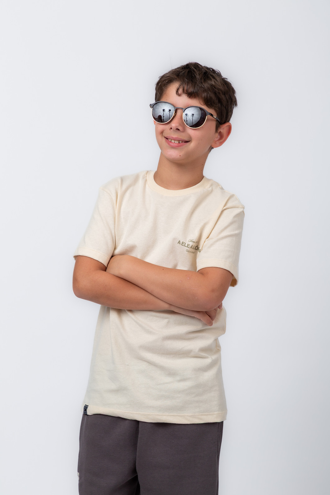 CAMISETA INFANTIL A ELE A GLORIA OFF CAMISETA INFANTIL A ELE A GLORIA OFF