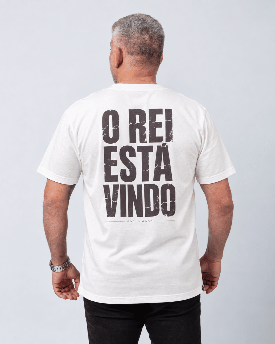 CAMISETA MASCULINA OVERSIZED O REI